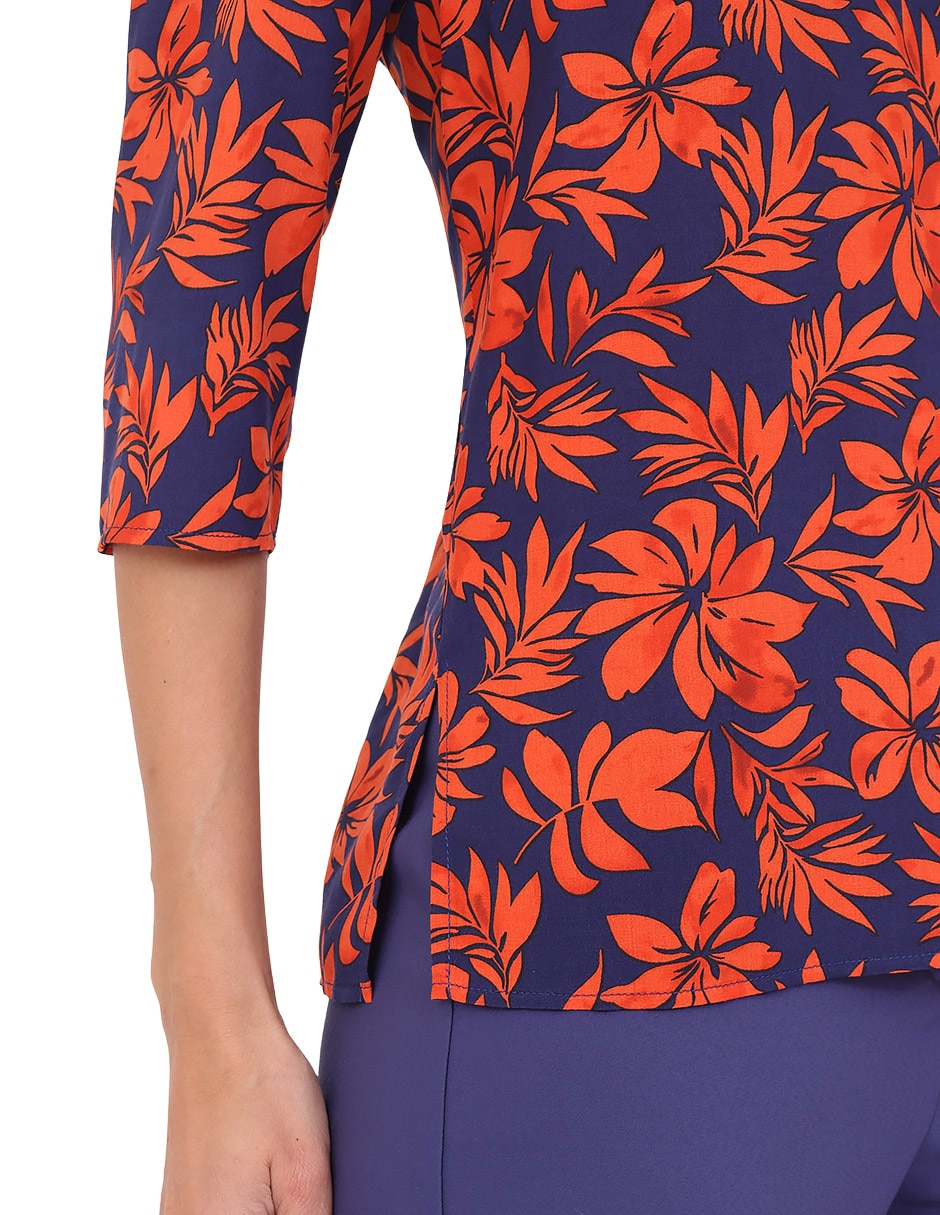 Blusa manga 3/4 para mujer 4