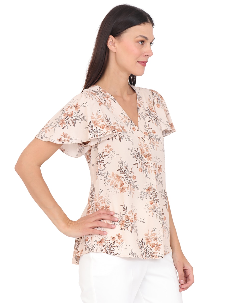 Blusa manga corta para mujer 3