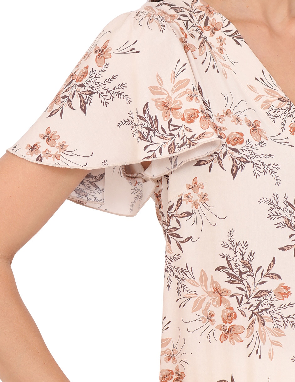 Blusa manga corta para mujer 4