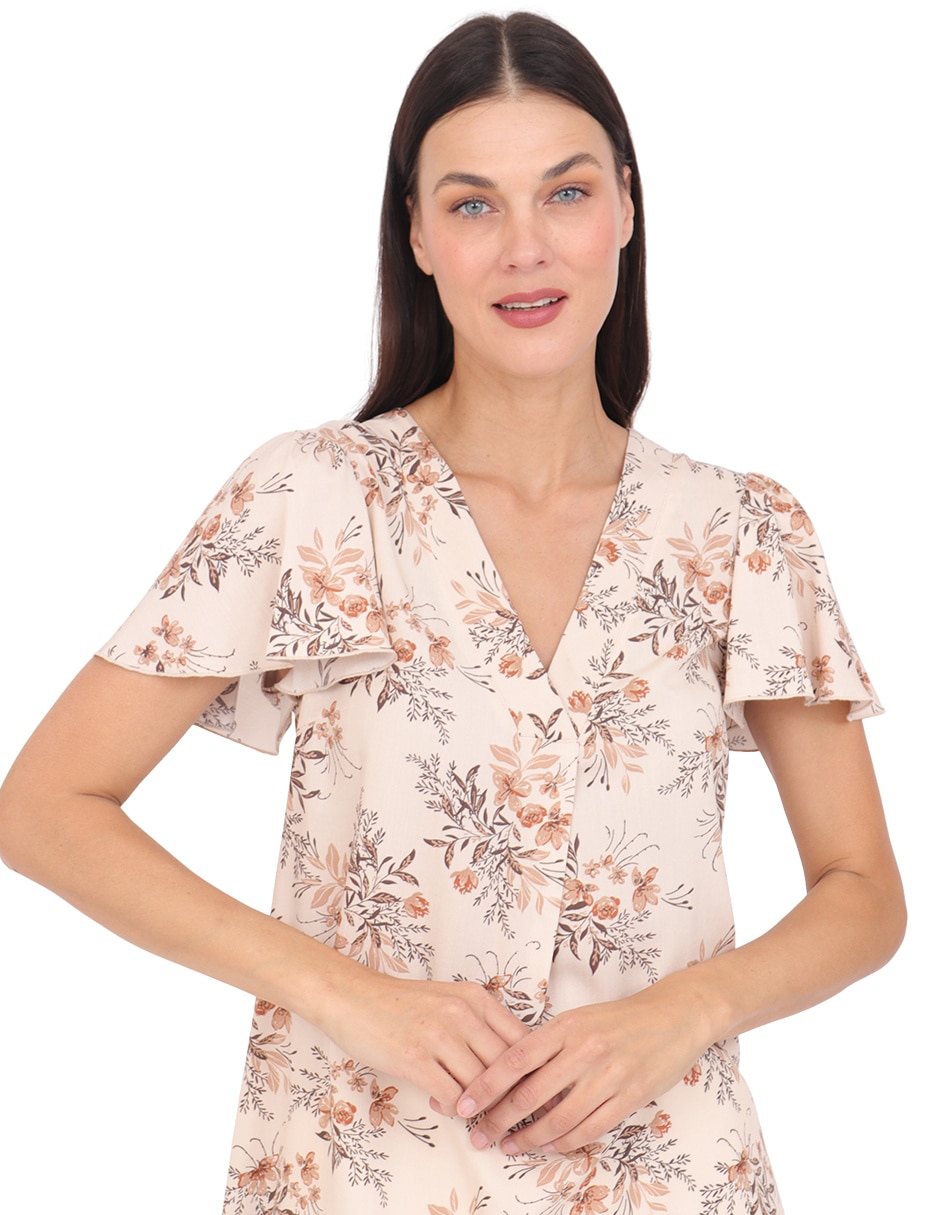 Blusa manga corta para mujer 5