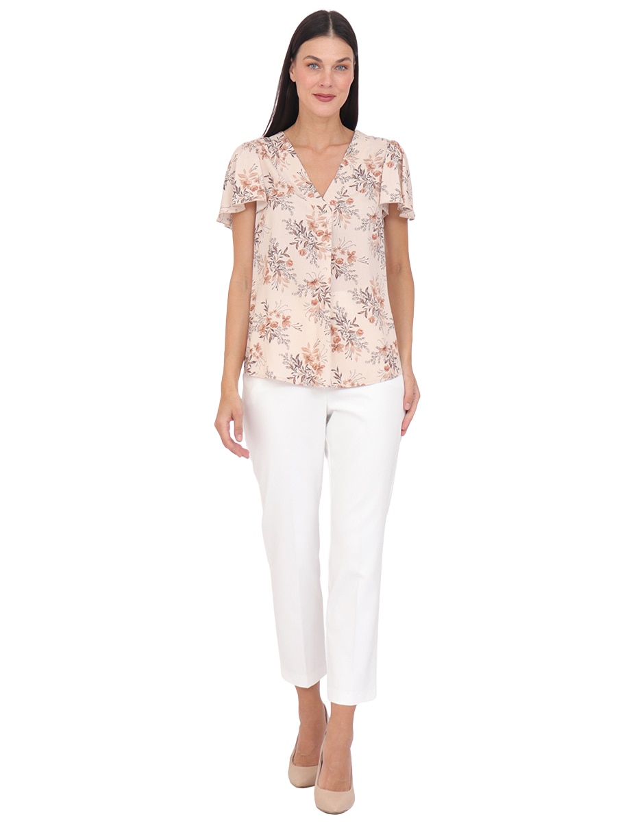 Blusa manga corta para mujer 6