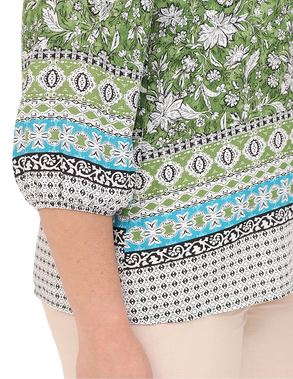 Blusa manga 3/4 para mujer 4