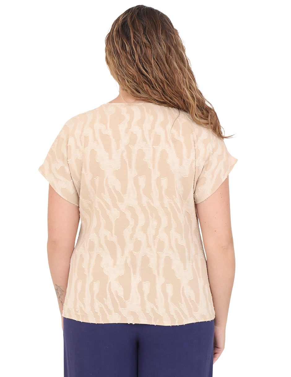 Blusa manga corta para mujer 2