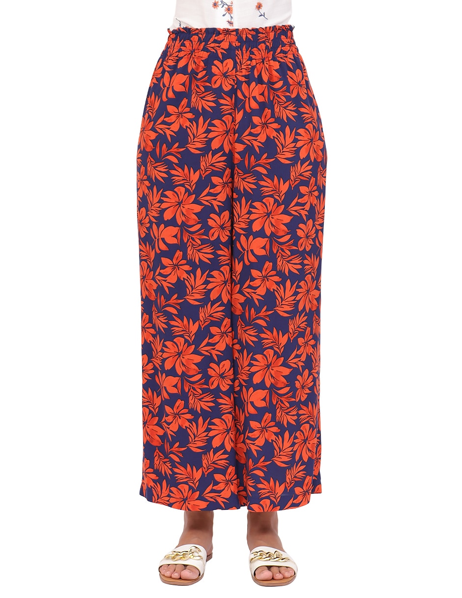 Pantalón relaxed amplio para mujer