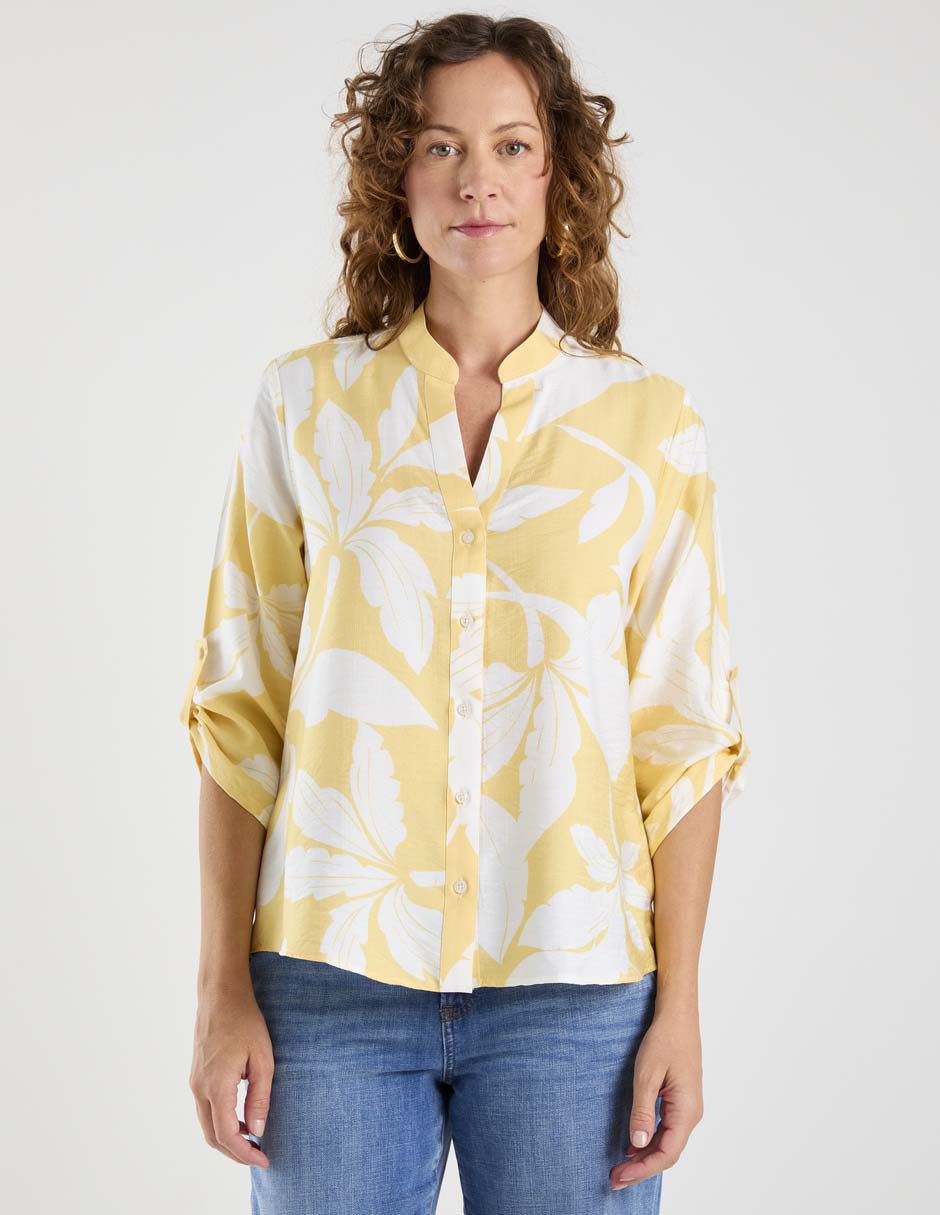 Blusa manga 3/4 para mujer