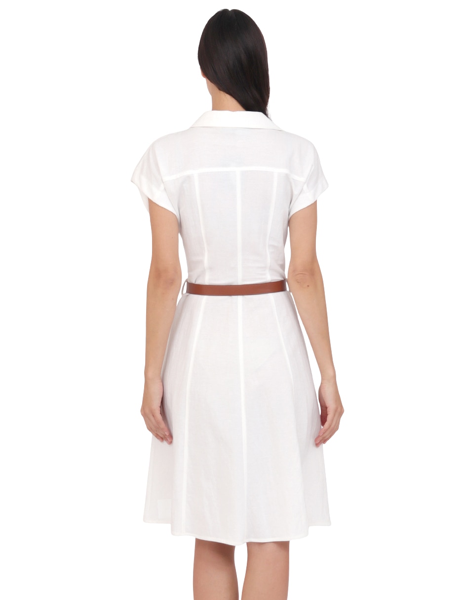 Vestido a la rodilla casual para mujer 2