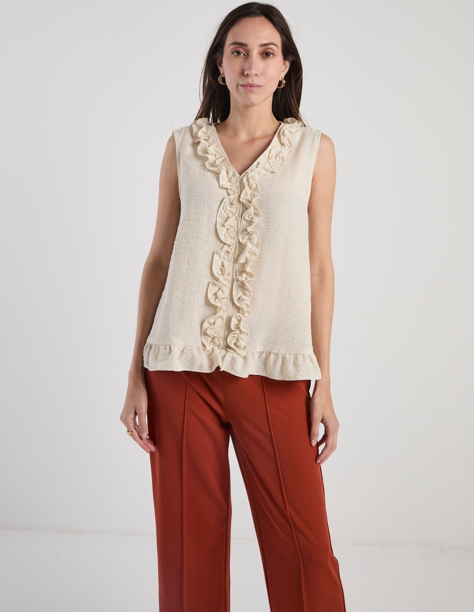 Blusa de tirantes para mujer