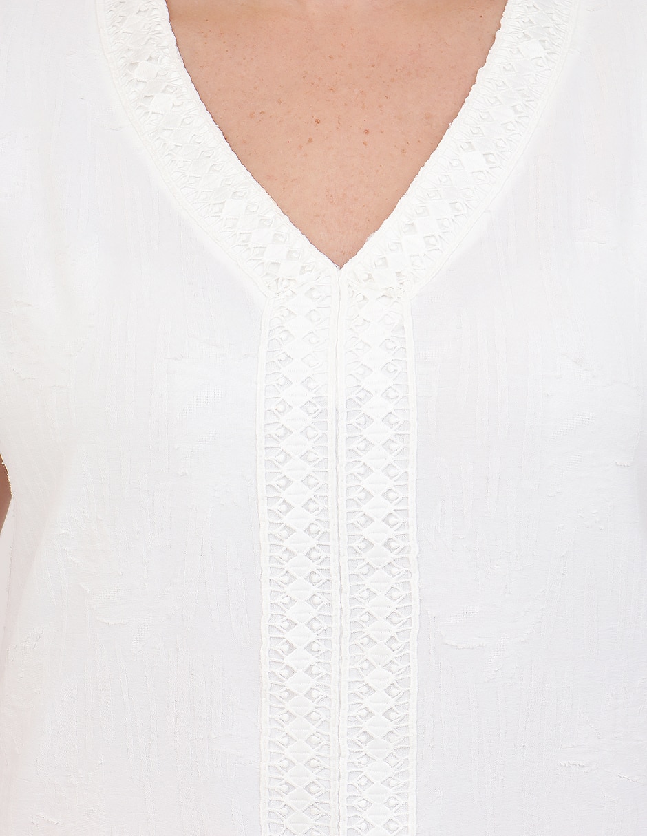 Blusa manga corta para mujer 3