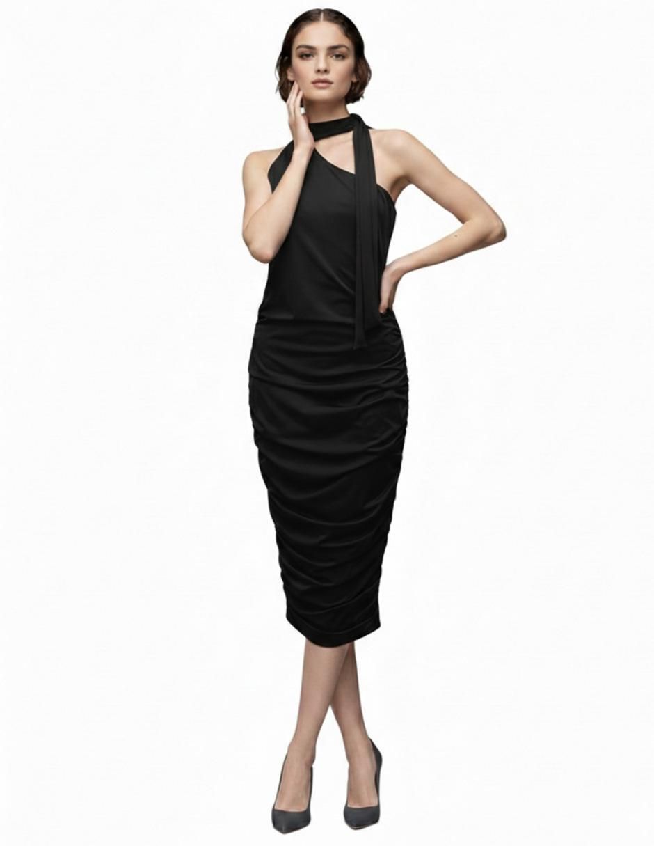 Vestido midi casual para mujer Vestido midi casual para mujer