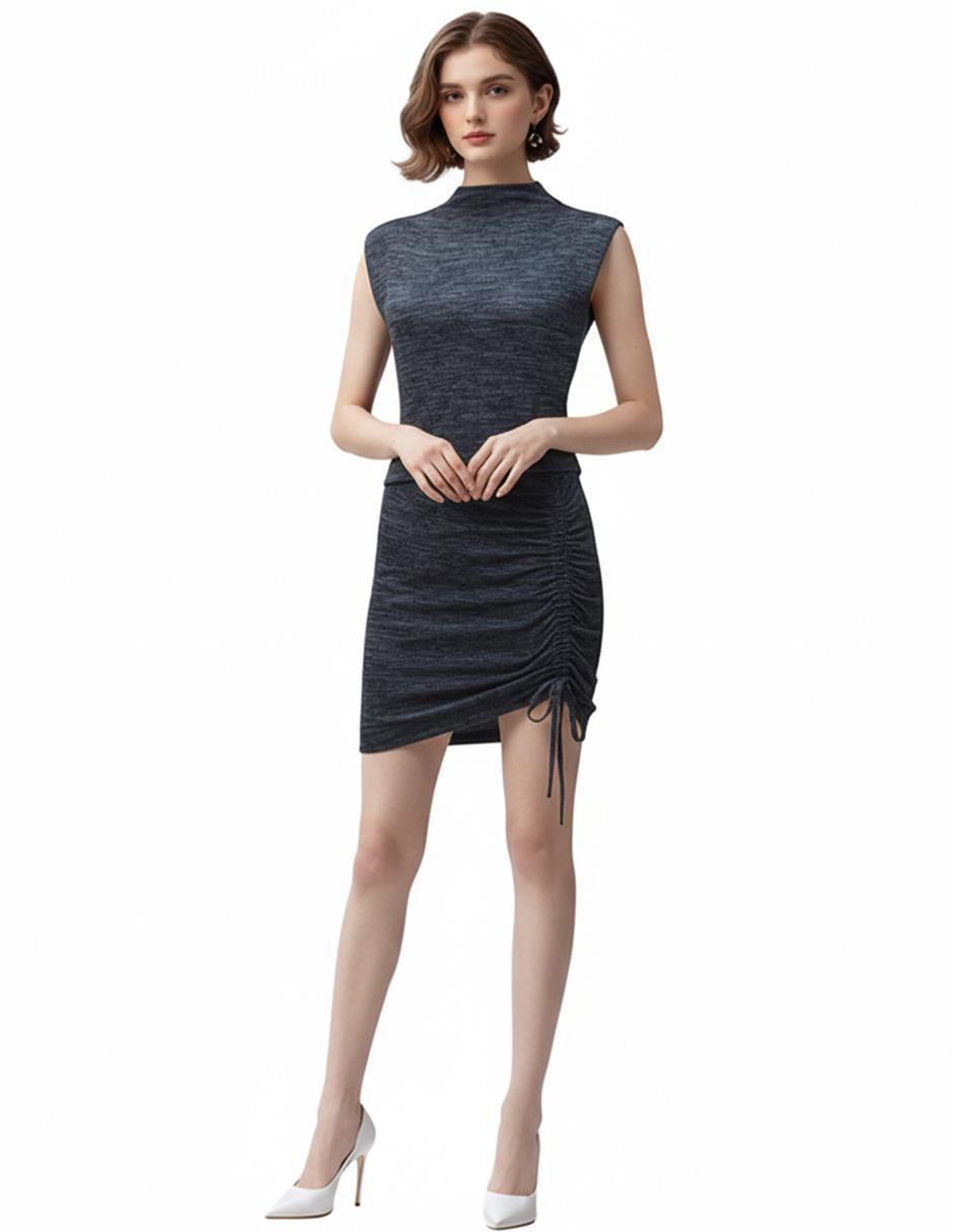 Conjunto casual rouss plisado "de" algodón "para" no aplica mujer