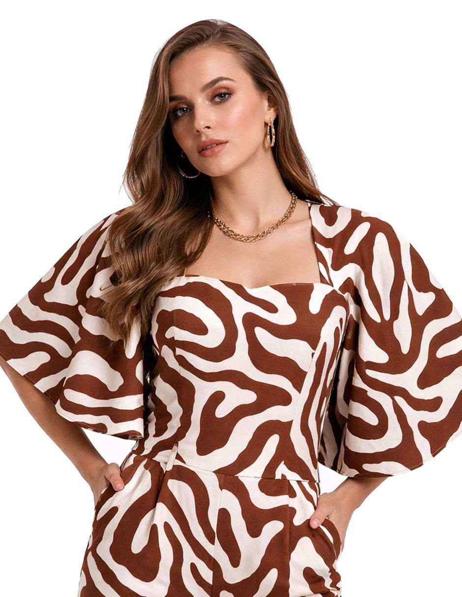 Top con escote medio tirante ajustable