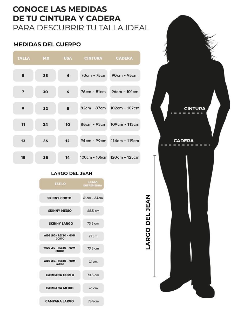 Jeans boot media cintura para mujer 3