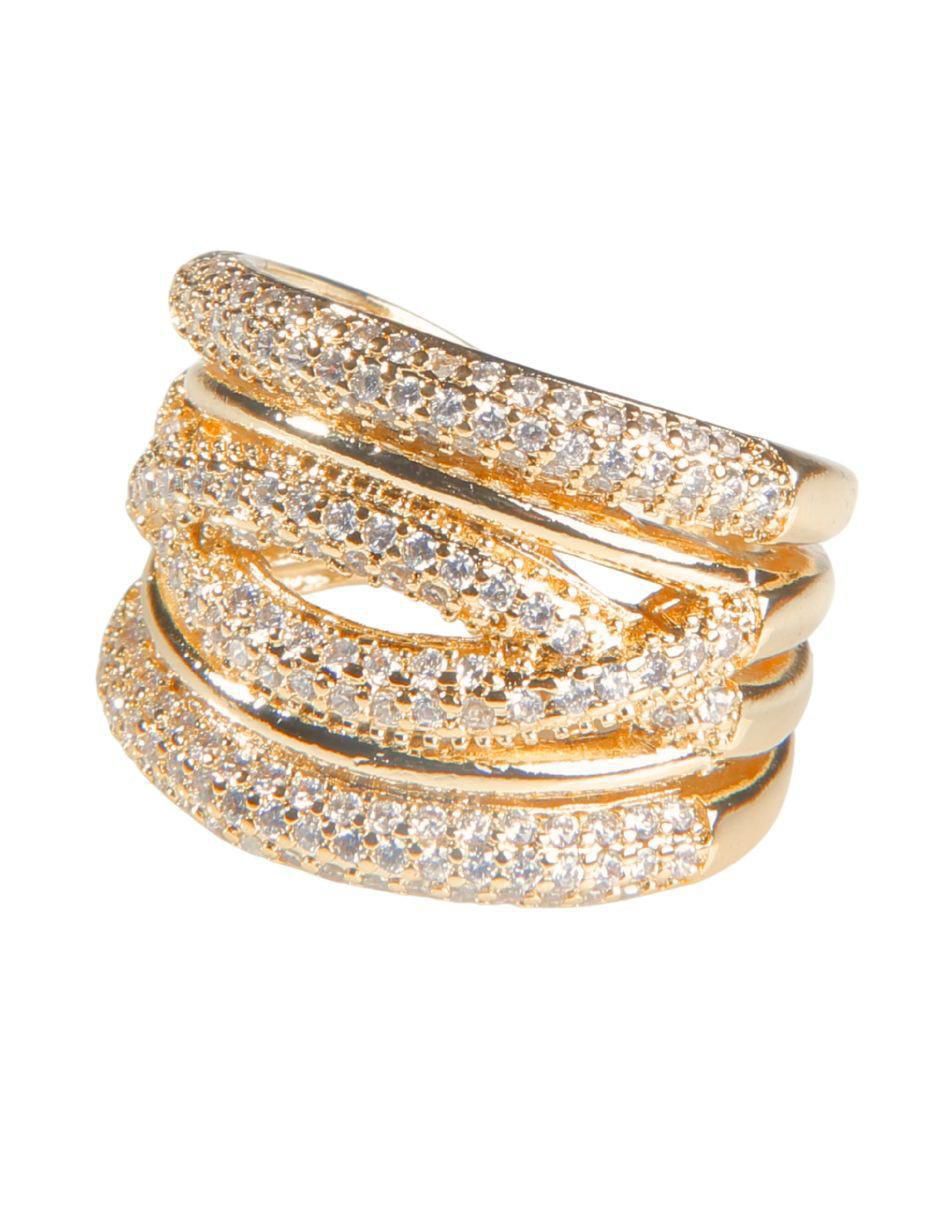 Anillo Imperio con acabado baño de oro 18 K
zirconia 3