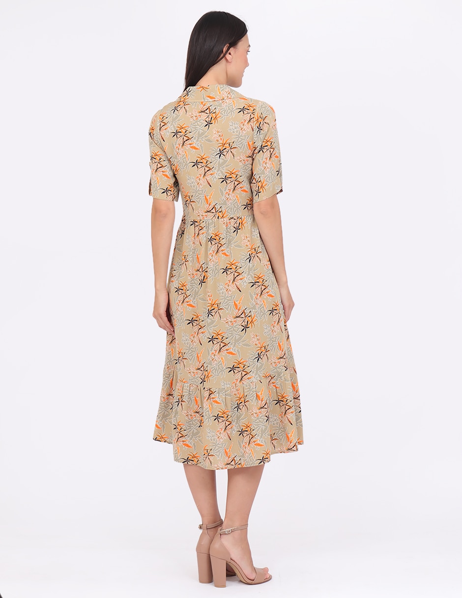 Vestido midi casual Grupo Estoril para mujer 2