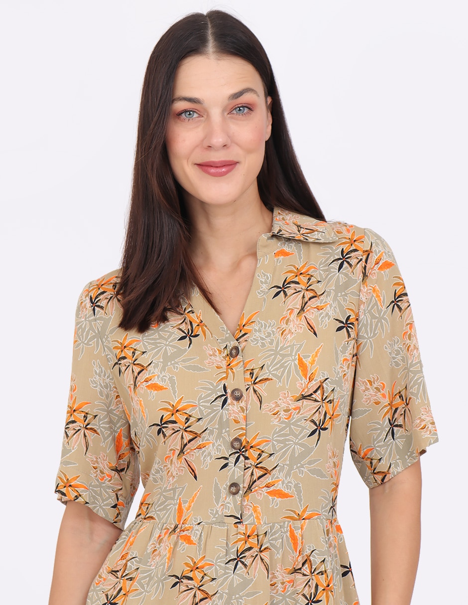 Vestido midi casual Grupo Estoril para mujer 5