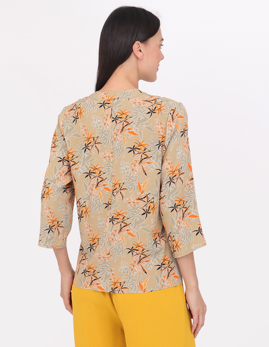 Blusa Grupo Estoril manga 3/4 para mujer 2