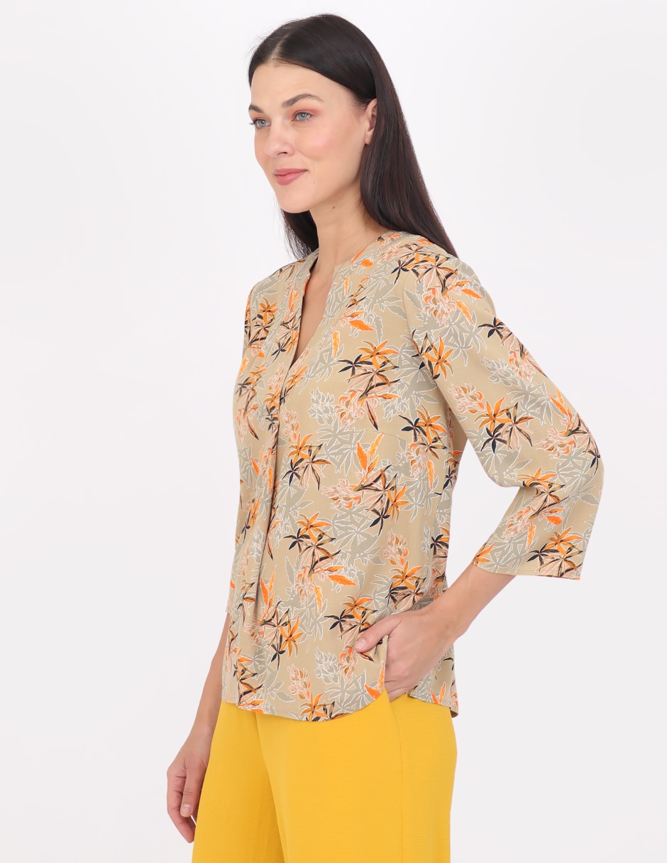Blusa Grupo Estoril manga 3/4 para mujer 3