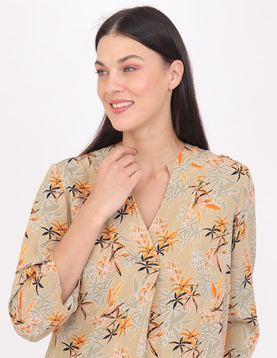 Blusa Grupo Estoril manga 3/4 para mujer 5