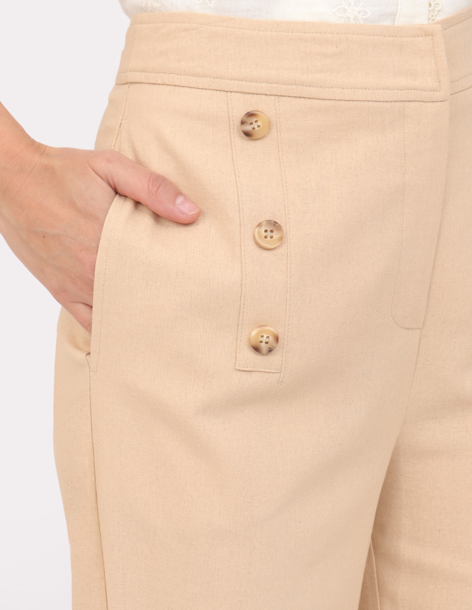 Pantalón de vestir regular para mujer 4