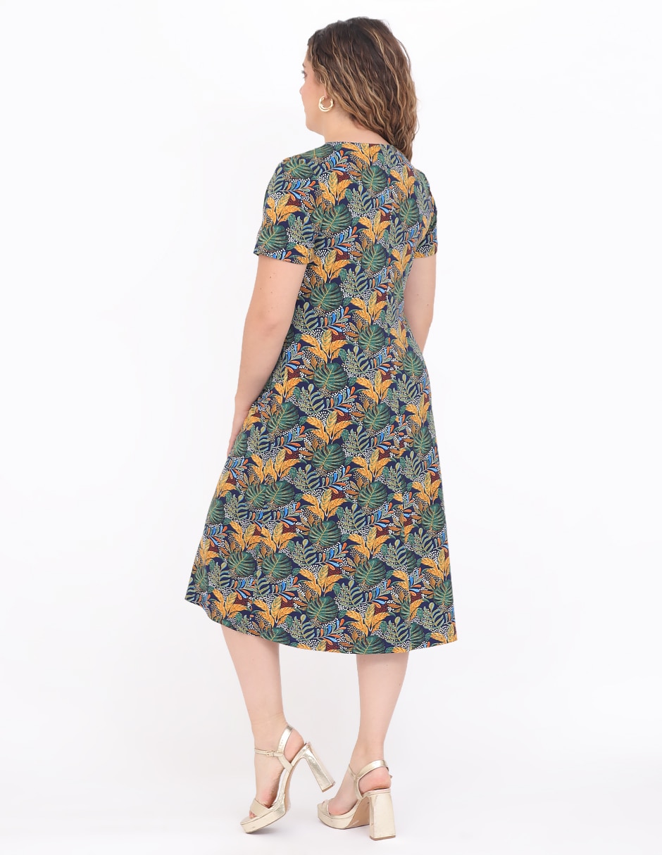 Vestido midi casual para mujer 2