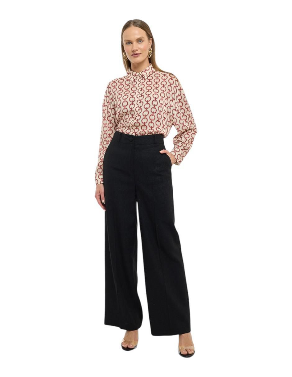 Pantalón de vestir recto para mujer 3