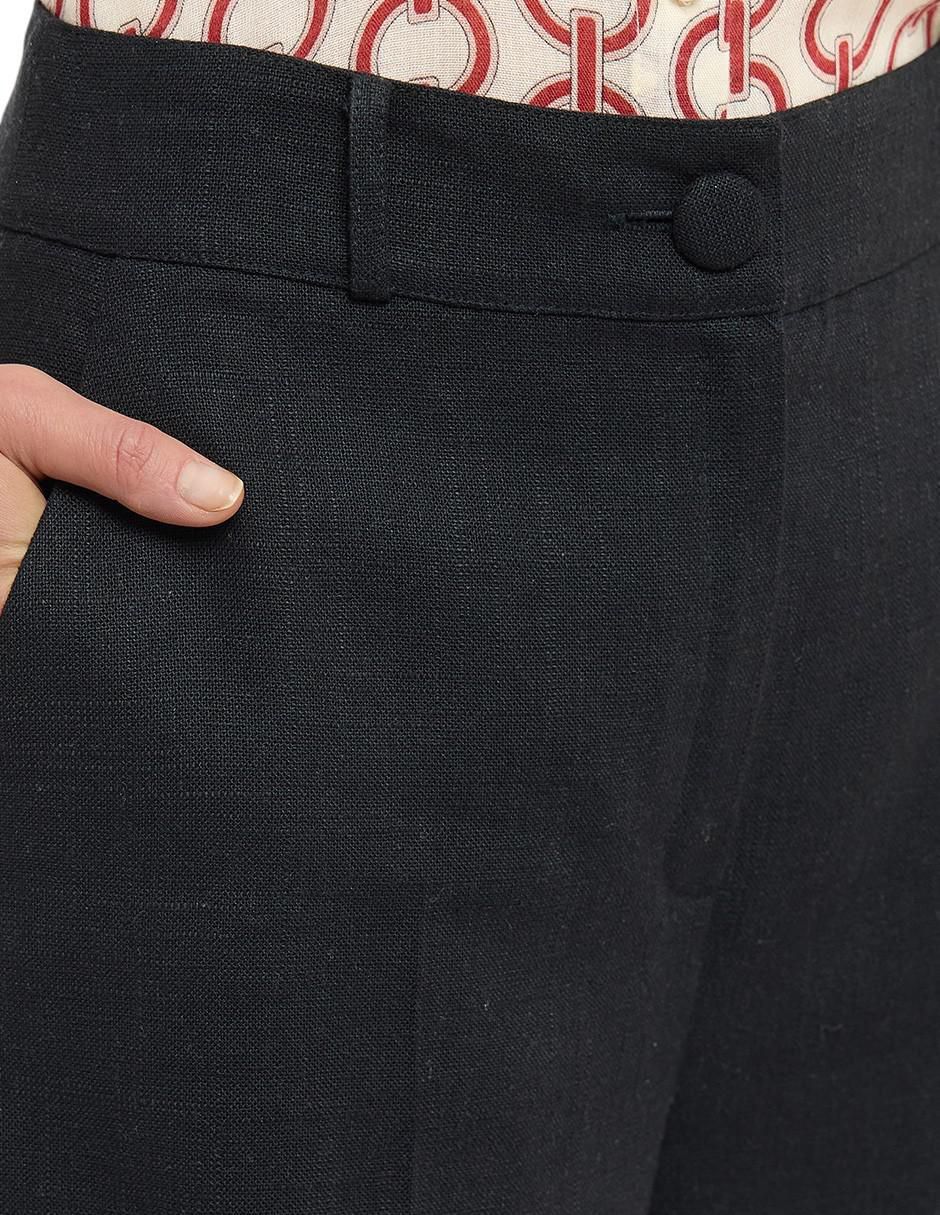 Pantalón de vestir recto para mujer 4