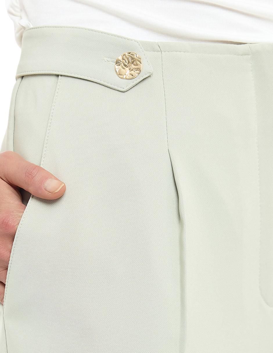 Pantalón capri recto para mujer 4