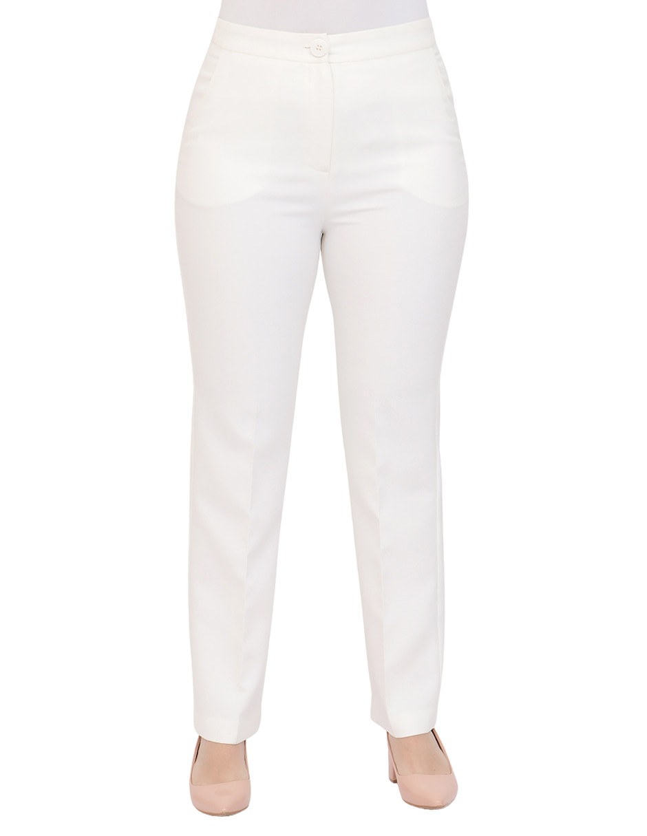 Pantalón de vestir regular para mujer