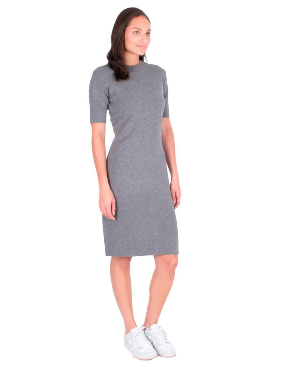 Vestido a la rodilla casual para mujer 2