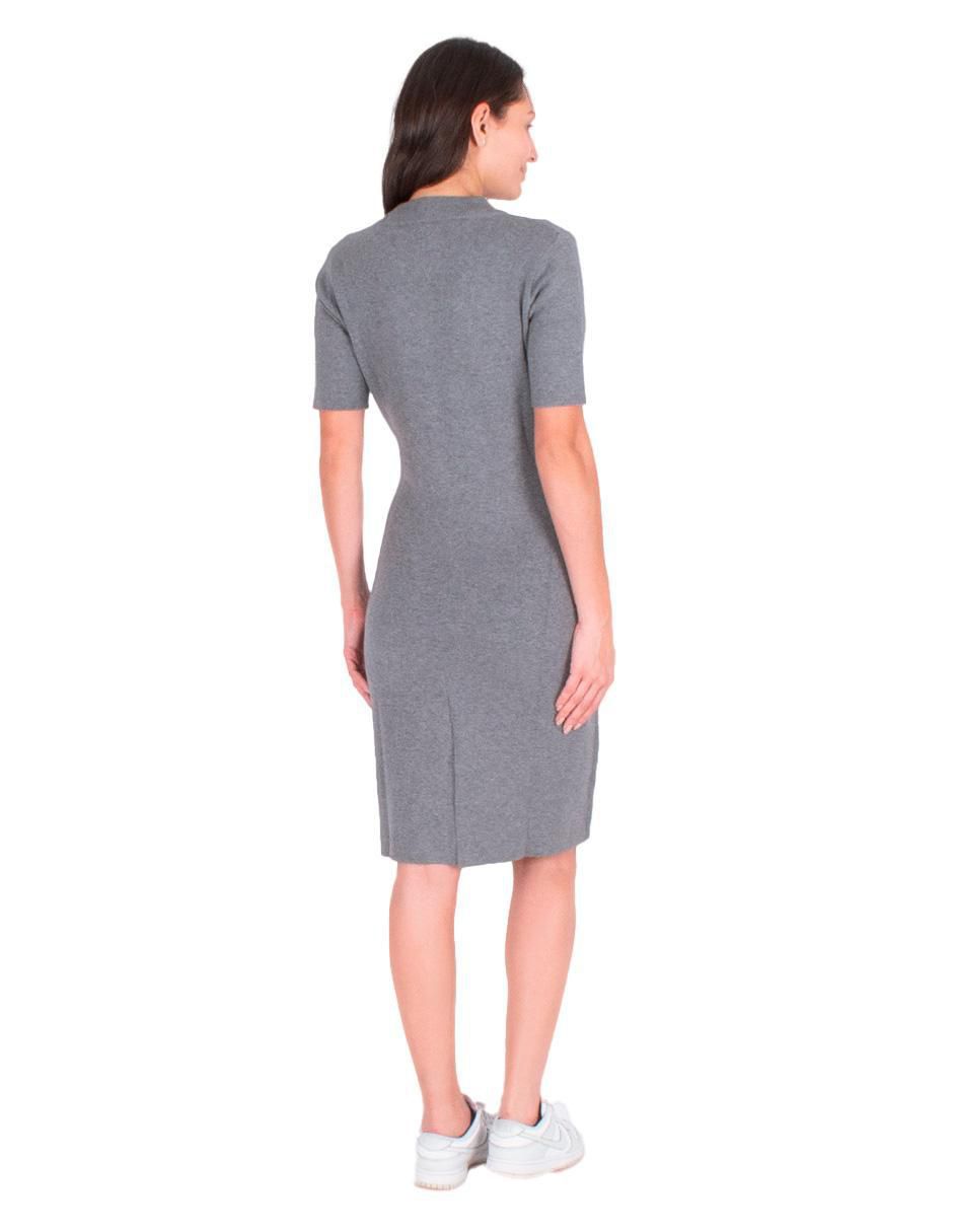 Vestido a la rodilla casual para mujer 4