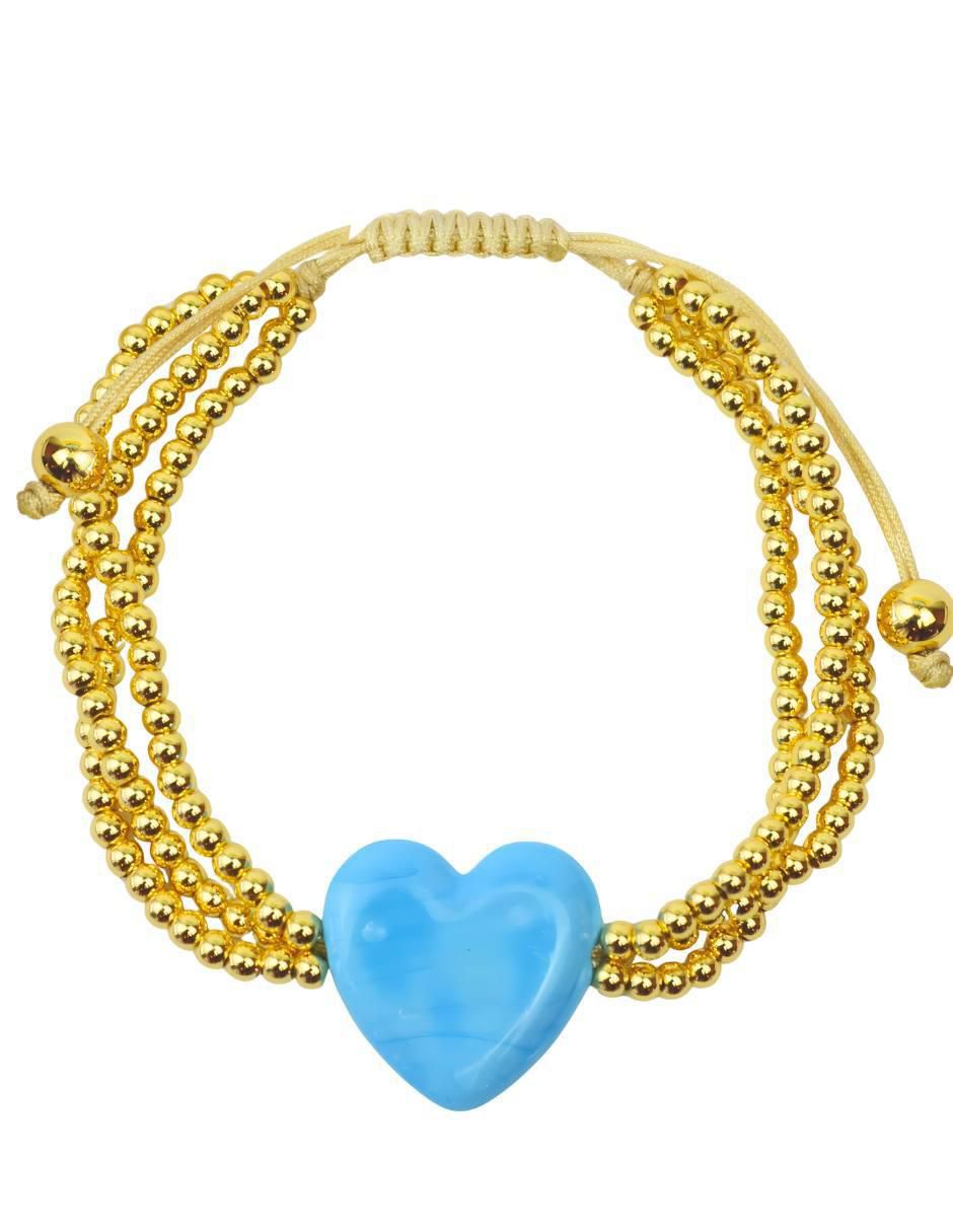 Pulsera 18 K passion acabado baño de oro