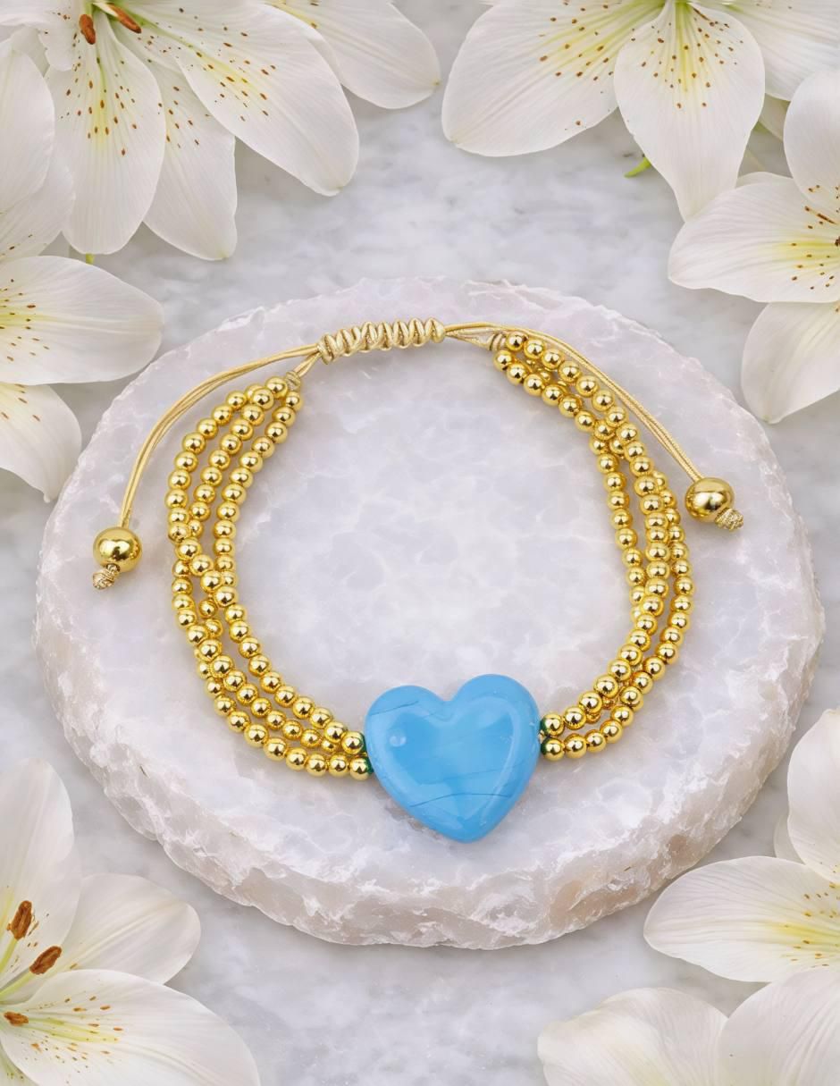 Pulsera 18 K passion acabado baño de oro 4