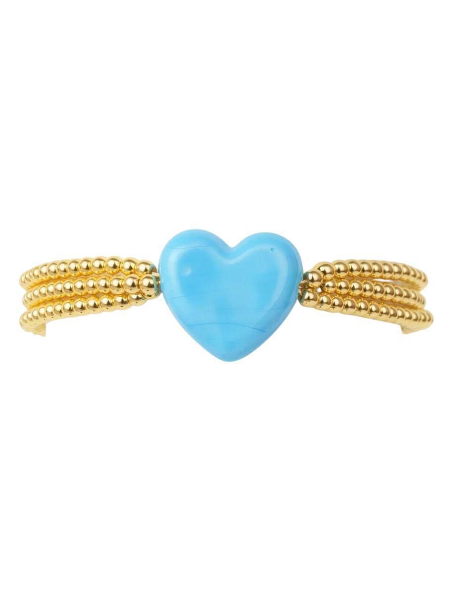 Pulsera 18 K passion acabado baño de oro 7