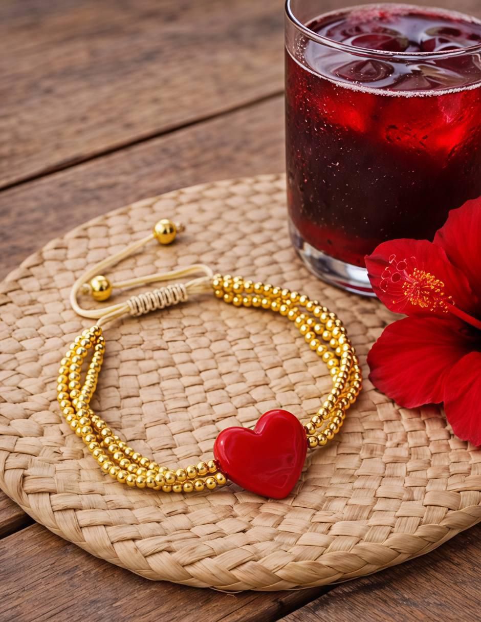 Pulsera yoiko "de" aleación metálica "con" sin gema 18 k passion "acabado"