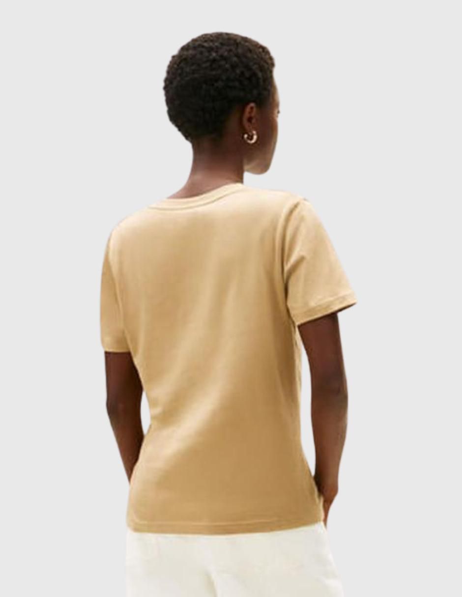 Playera manga corta cuello redondo para mujer 4