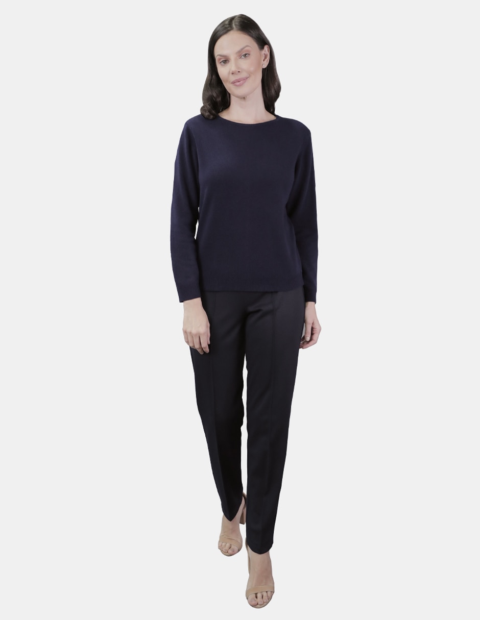 Suéter cuello redondo para mujer 3