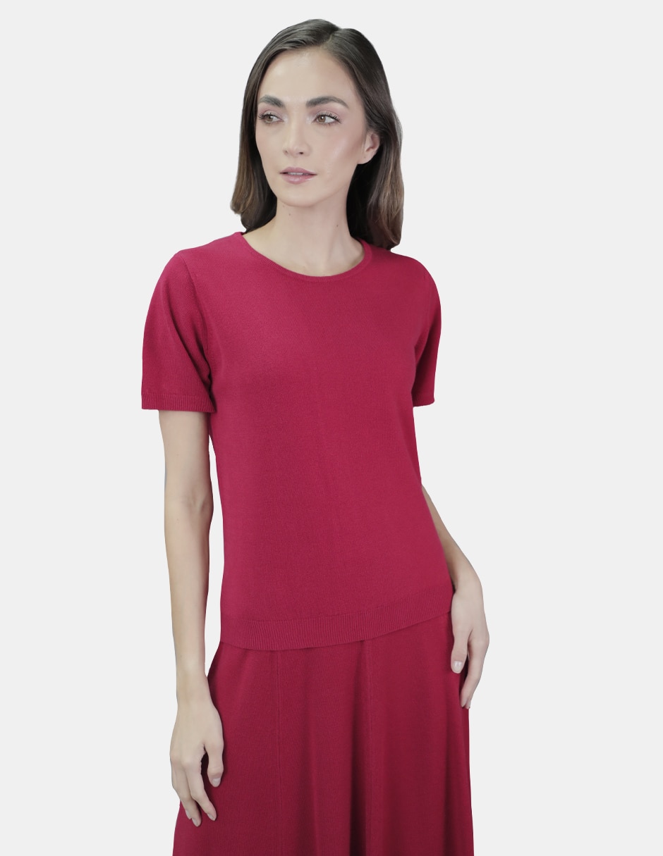 Blusa manga corta para mujer 1