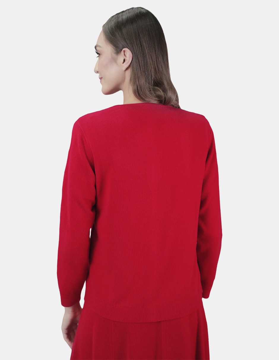 SUETER VITOS C6008 REDONDO, 32, ROJO