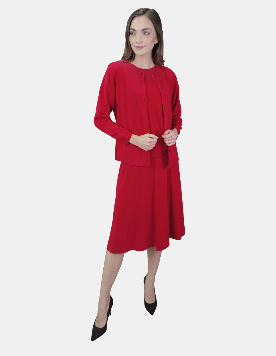 SUETER VITOS C6008 REDONDO, 32, ROJO