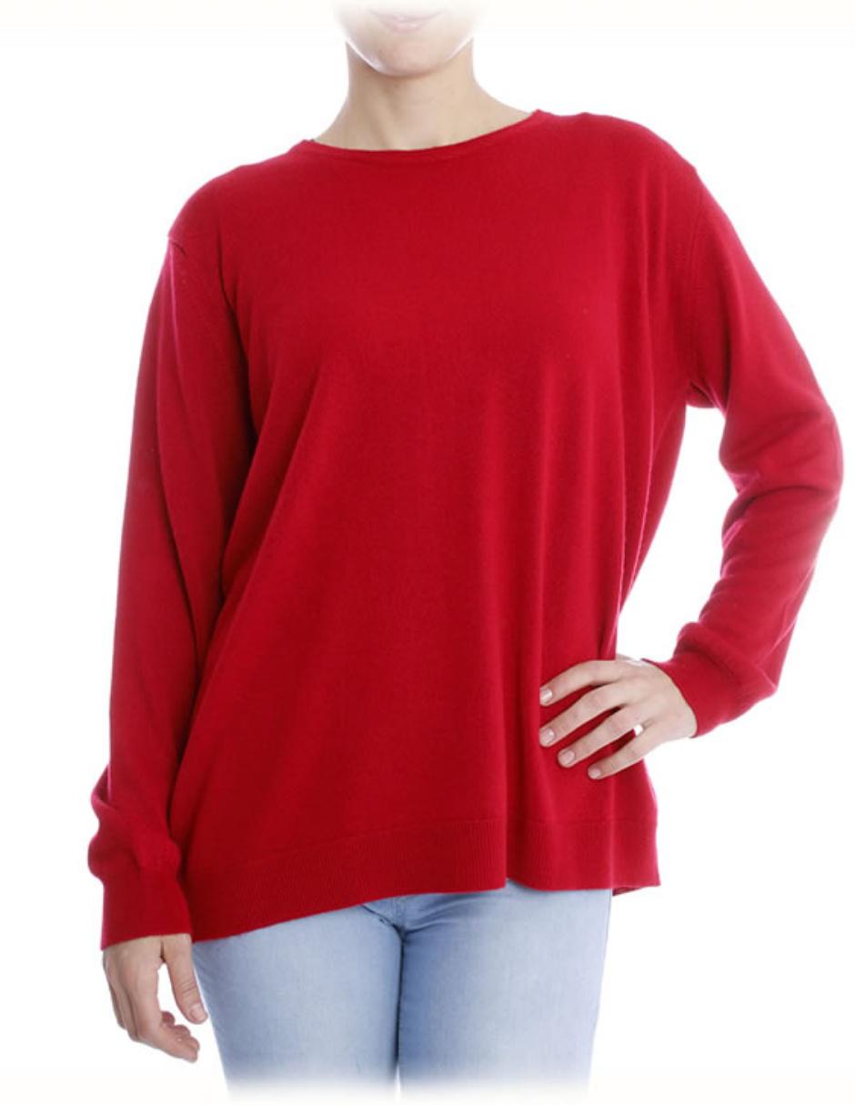 Suéter cuello redondo para mujer